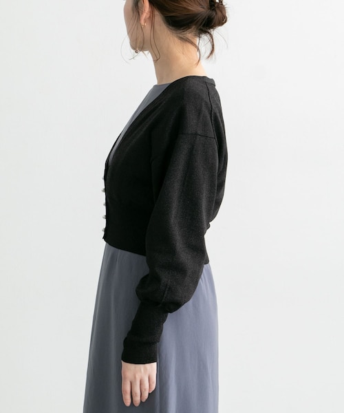 kaene（カエン）の「kaene ラメニットカーディガン（）」 - WEAR