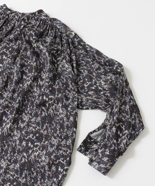 08sircus（ゼロエイトサーカス）の「08sircus Abstractprintgatherblouse（その他・レディース・dark navy・1）」の9枚目の写真