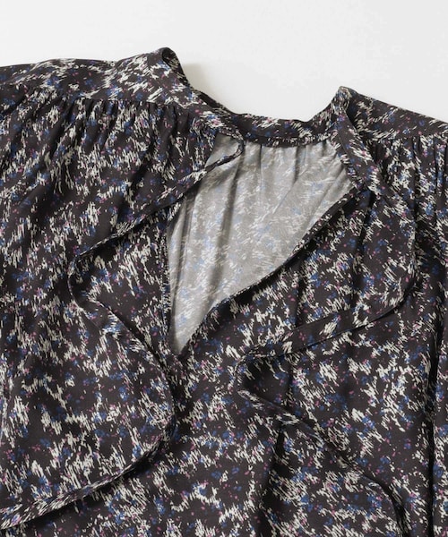 08sircus（ゼロエイトサーカス）の「08sircus Abstractprintgatherblouse（その他・レディース・dark navy・1）」の12枚目の写真