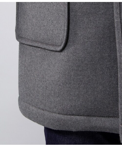 JUNMEN（ジュンメン）の「【先行受注】ボンディングメルトンダッフル（ジャケット/アウター・メンズ・グレー/ネイビー・M/L/L1）」の10枚目の写真