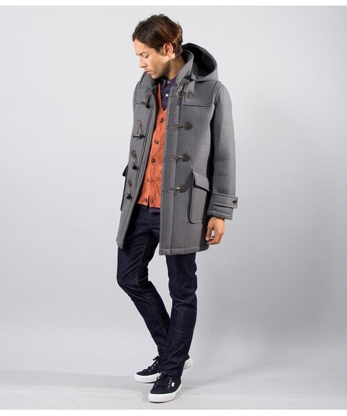 JUNMEN（ジュンメン）の「【先行受注】ボンディングメルトンダッフル（ジャケット/アウター・メンズ・グレー/ネイビー・M/L/L1）」の15枚目の写真