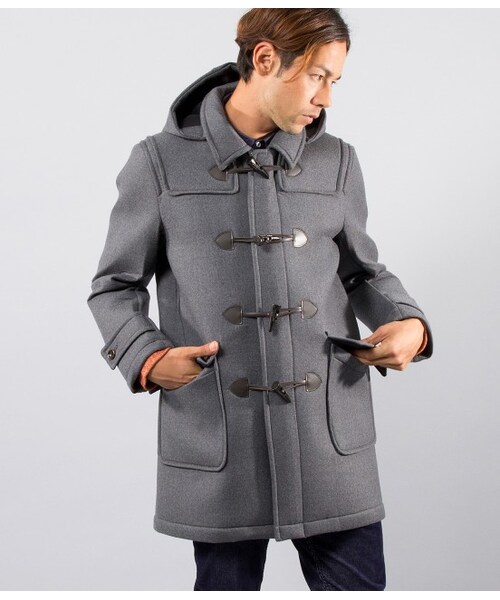 JUNMEN（ジュンメン）の「【先行受注】ボンディングメルトンダッフル（ジャケット/アウター・メンズ・グレー/ネイビー・M/L/L1）」の14枚目の写真