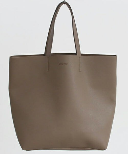 DHOLIC STYLE（ディーホリックスタイル）の「[whosbag] デイリーフェイクレザートートバッグ（トートバッグ・レディース・ブルー/イエロー/グリーン/ベージュ/ブラック/グレー/ブラウン/ピンク/レッド・ONESIZE/FREE）」の5枚目の写真