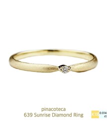 pinacoteca | ピナコテーカ 639 サンライズ 一粒ダイヤモンド リング ピンキーリング (リング)