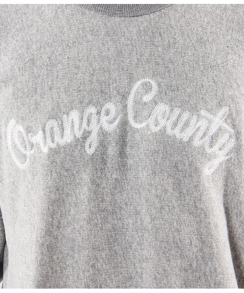 JUNMEN（ジュンメン）の「ステッチロゴスウェット（トップス・メンズ・グレー/ネイビー・S/M/L）」の10枚目の写真