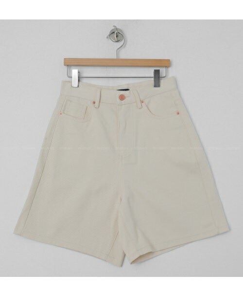 DHOLIC STYLE（ディーホリックスタイル）の「[munani] コットンショートパンツ（その他パンツ・レディース・グリーン/ブラック/ホワイト・S/M）」の2枚目の写真