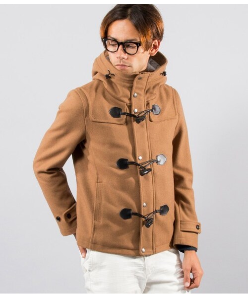 JUNRED(ジュンレッド)の「【先行受注】メルトンショートダッフル(ジャケット/アウター・メンズ・キャメル・0/1/2)」の13枚目の写真