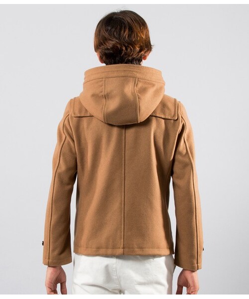 JUNRED(ジュンレッド)の「【先行受注】メルトンショートダッフル(ジャケット/アウター・メンズ・キャメル・0/1/2)」の4枚目の写真