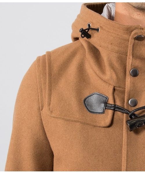 JUNRED(ジュンレッド)の「【先行受注】メルトンショートダッフル(ジャケット/アウター・メンズ・キャメル・0/1/2)」の6枚目の写真