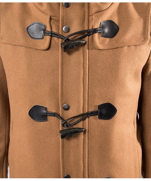 JUNRED(ジュンレッド)の「【先行受注】メルトンショートダッフル(ジャケット/アウター・メンズ・キャメル・0/1/2)」の10枚目の写真