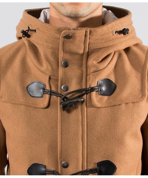 JUNRED(ジュンレッド)の「【先行受注】メルトンショートダッフル(ジャケット/アウター・メンズ・キャメル・0/1/2)」の5枚目の写真