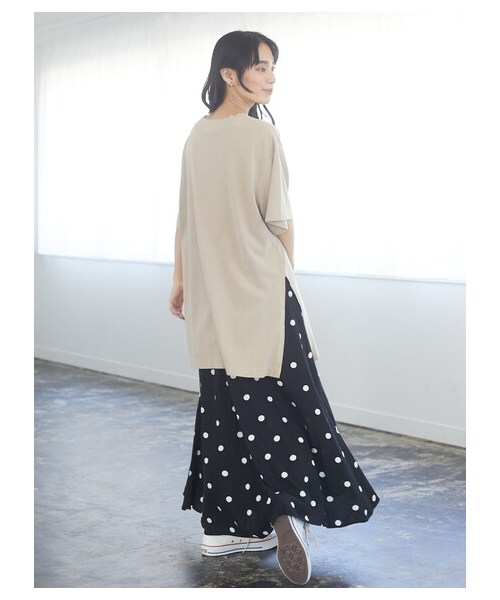 Green Parks(グリーンパークス)の「≪USED≫・SUGAR SPOON リネンドットマーメイドスカート(スカート・ブラック/ベージュ・F)」の14枚目の写真