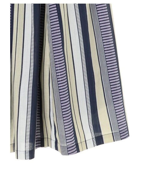 Green　Parks（グリーンパークス）の「・ELENCARE DUE マルチストライプスカート（スカート・チャコールグレー/ネイビー/パープル・F）」の18枚目の写真