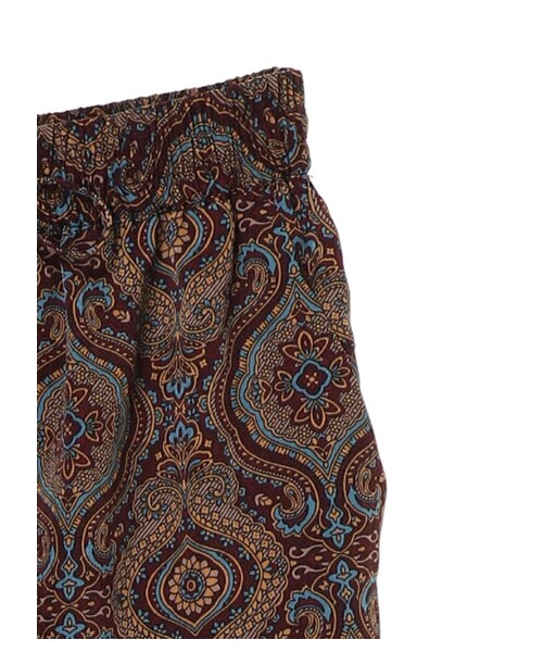 Green　Parks（グリーンパークス）の「サテン柄パンツ（パンツ・ブラック/ブラウン・F）」の12枚目の写真