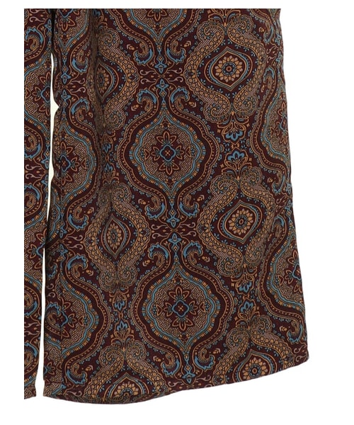 Green　Parks（グリーンパークス）の「サテン柄パンツ（パンツ・ブラック/ブラウン・F）」の13枚目の写真