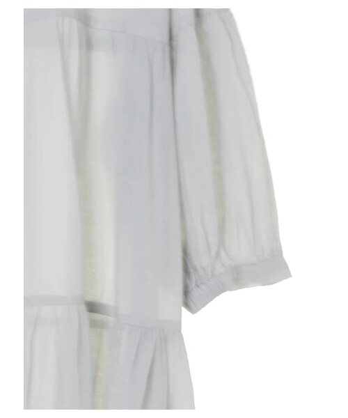 earth music&ecology（アースミュージックアンドエコロジー）の「ティアードワンピース（ワンピース/ドレス・オフホワイト/ブラック/サックスブルー/ピンクベージュ/エクリュ・F）」の4枚目の写真