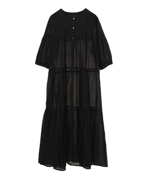 earth music&ecology（アースミュージックアンドエコロジー）の「ティアードワンピース（ワンピース/ドレス・オフホワイト/ブラック/サックスブルー/ピンクベージュ/エクリュ・F）」の13枚目の写真