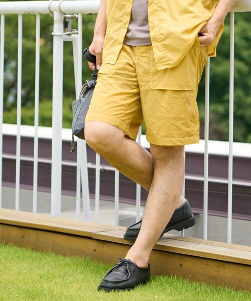 CIAOPANIC TYPY（チャオパニックティピー）の「【動画説明付き】製品染めエアテックショーツ（その他パンツ・メンズ・ゴールド/オレンジ/チャコールグレー・S/M/L）」の2枚目の写真