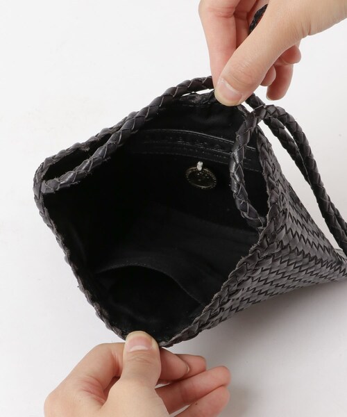 DRAGON（ドラゴン）の「DRAGON POCHETTE B WEAVE SMALL（その他・レディース・BLACK/TAN・-）」の7枚目の写真