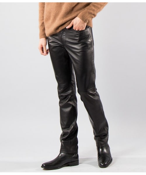 ADAM ET ROPE'（アダムエロペ）の「ジープナッパーレザーパンツ