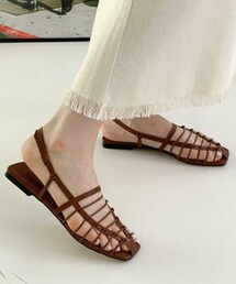 DHOLIC（ディーホリック）の「フラットストラップサンダル（サンダル）」