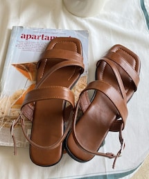 DHOLIC（ディーホリック）の「ダイアゴナルサンダル・全2色（サンダル）」