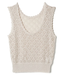 GRL | 透かし編みスカラップタンクトップ(タンクトップ)