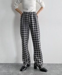 PAGEBOY | モノグラムラメジャガードパンツ(パンツ)