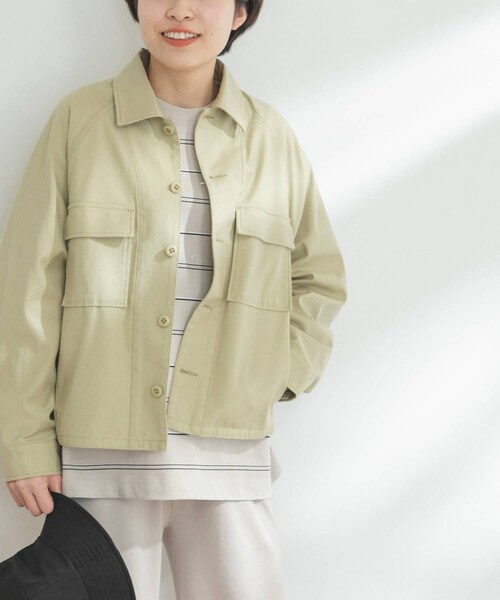 FORK&SPOON（フォークアンドスプーン）の「FORK&SPOON ランダムボーダーロングスリーブTシャツ（その他・レディース・IVORY/CHARCOAL・one）」の10枚目の写真