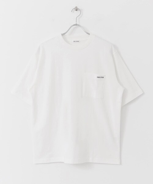FORK&SPOON(フォークアンドスプーン)の「FORK&SPOON オーガニックコットン刺繍ロゴTシャツ(その他・メンズ・OFF/CHARCOAL・4/5)」の17枚目の写真