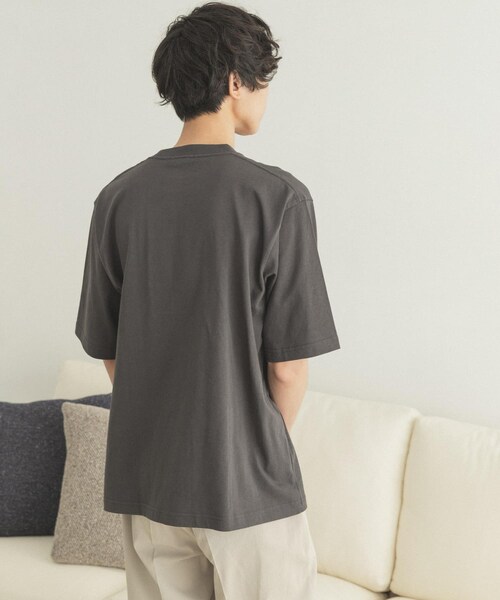 FORK&SPOON(フォークアンドスプーン)の「FORK&SPOON オーガニックコットン刺繍ロゴTシャツ(その他・メンズ・OFF/CHARCOAL・4/5)」の12枚目の写真