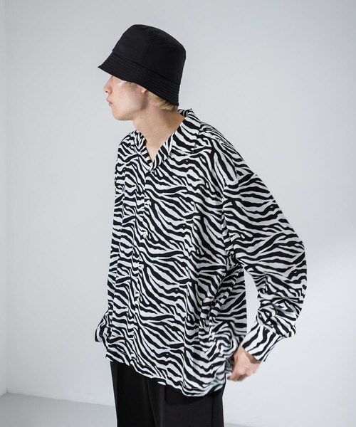 URBAN RESEARCH iD オープンカラーバルーンシャツ