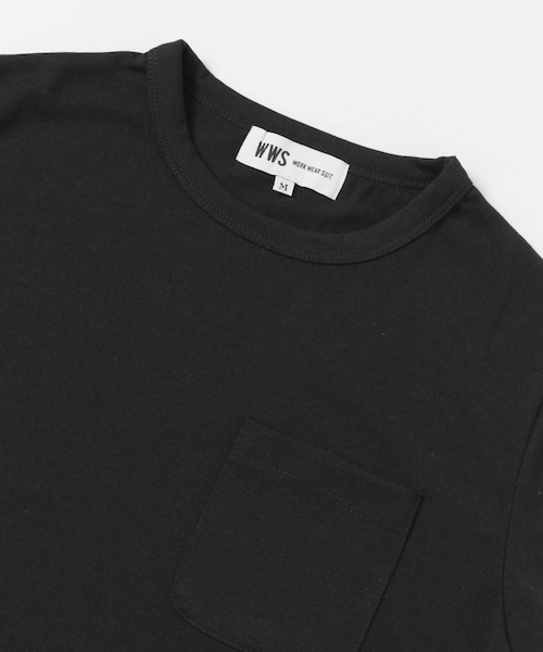 WWS(ワークウェアスーツ)の「WWS 究極のアーバンファミマポケットTee(その他・レディース・WHITE/BLACK・M/L)」の6枚目の写真
