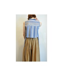 -- | ストライプアシンメトリーシャツ(シャツ/ブラウス)
