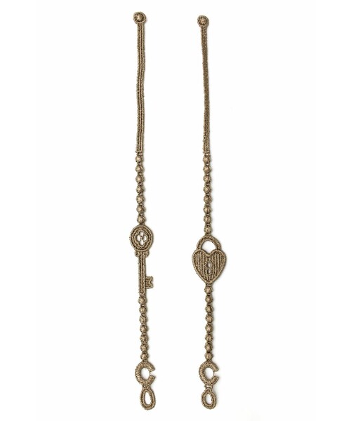 CRUCIANI(クルチアーニ)の「Cruciani Lock & Key Bracelet in Chanel(その他・レディース・Chanel・Adjustable.Length: 25cm)」の5枚目の写真
