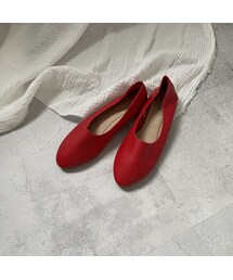 copine | フェイクレザーフラットシューズ(2size）(バレエシューズ)