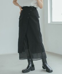 PAGEBOY | プリーツレイヤードナロースカート(スカート)