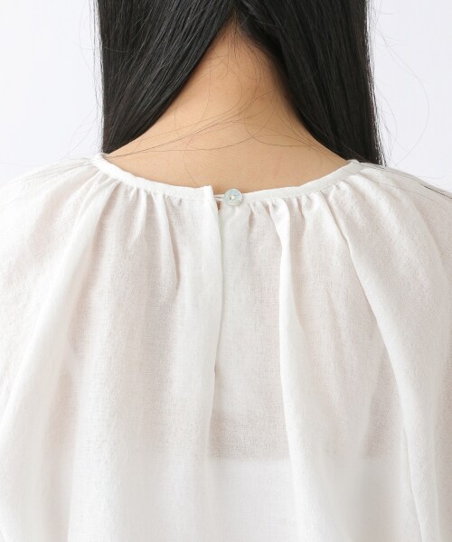 ALAND（エーランド）の「3.3Field Trip／ドロストHEM半袖プルオーバー（トップス・ブラック()/アイボリー()・FREE）」の14枚目の写真