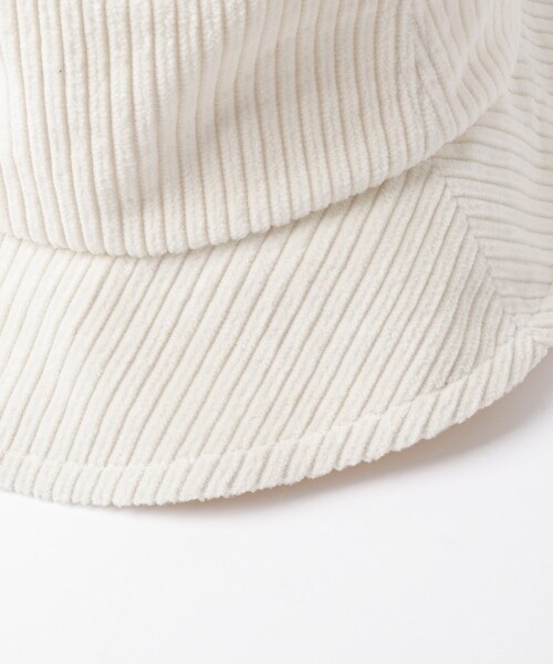 Heather（ヘザー）の「アソートバケットハット（帽子・ホワイトレザー/ホワイトコーデュロイ/ブラックレザー/ブラックコーデュロイ・ONESIZE）」の15枚目の写真