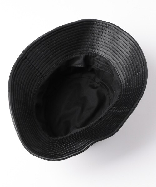 Heather（ヘザー）の「アソートバケットハット（帽子・ホワイトレザー/ホワイトコーデュロイ/ブラックレザー/ブラックコーデュロイ・ONESIZE）」の12枚目の写真