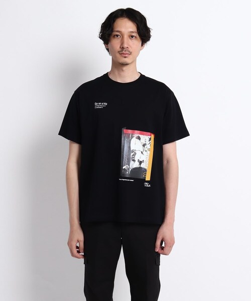 The Message ジャズマン プリント Tシャツ