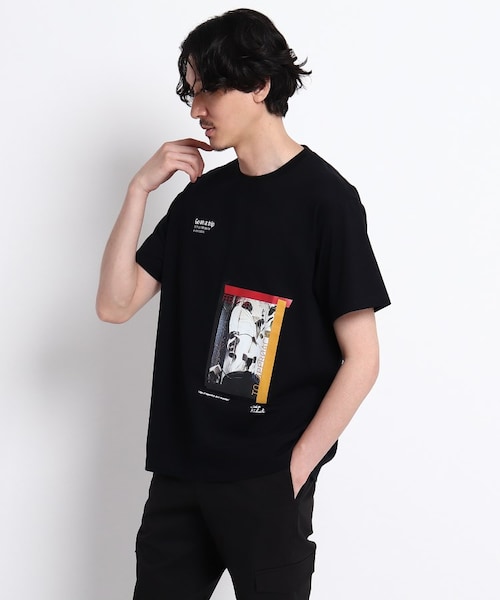 The Message ジャズマン プリント Tシャツ