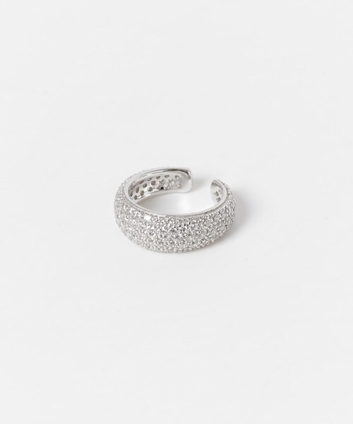 TOM WOOD Ear Cuff Thick Zircon