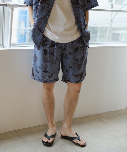 Kastane(カスタネ)の「【WHIMSIC】CABANA SHORT PANTS(その他パンツ・レディース・ブルー/チャコールグレー・F)」の2枚目の写真