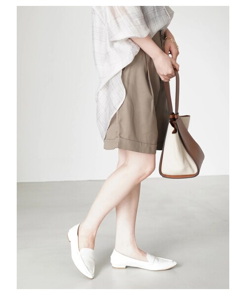 AMERICAN HOLIC(アメリカンホリック)の「裾折り返しショートパンツ(パンツ・モカ・S/M/L)」の2枚目の写真