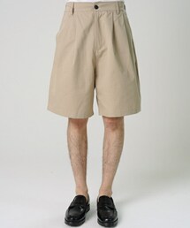 D'MENS by DHOLIC | ワイドシルエットタックハーフパンツ(その他パンツ)