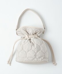 Rewde | 【2WAY】 キルティング巾着バッグ（1R18-BA3194）(ショルダーバッグ)