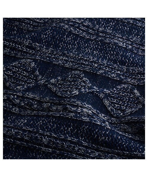 GANT Rugger（ガントラガー）の「R. HORIZONTAL CABLE ROLLER タートルネックニット（その他・メンズ・NAVY・XS/S/M/L/XL/2XL）」の3枚目の写真