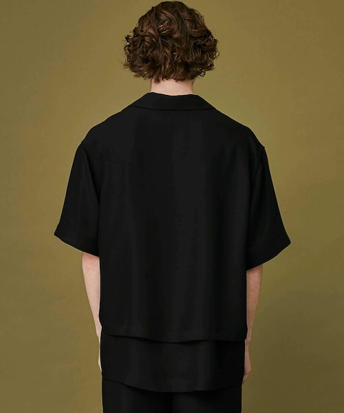 CULLNI(クルニ)の「FRONT LAYERED SHORT SLEEVE SH(その他・メンズ・その他/BLACK/GREY BEIGE/BLUE・1/2)」の13枚目の写真