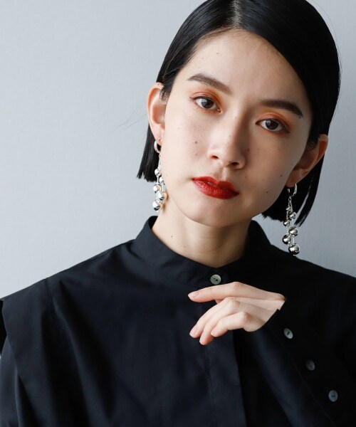 HARE（ハレ）の「ドロップボールピアス（アクセサリー・シルバー/ゴールド・FREE）」の3枚目の写真